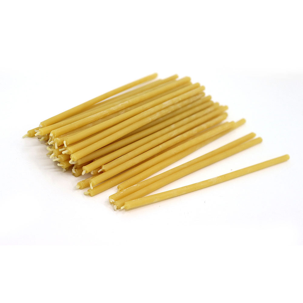 beeswax birthday candle